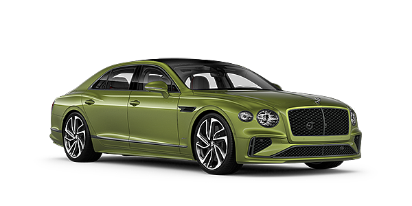 Audi Zentrum Chemnitz New Bentley Flying Spur Speed v8 hybrid sedan in Tourmaline green paint