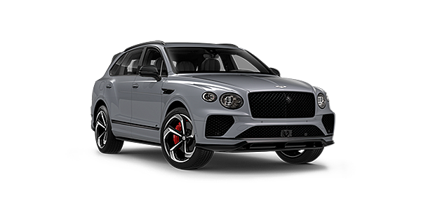Audi Zentrum Chemnitz Bentley Bentayga S front three - quarter view with Cambrian grey exterior.