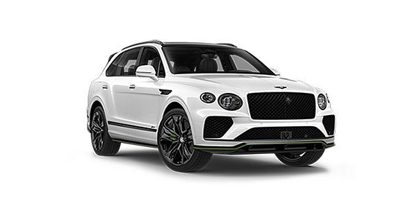 Audi Zentrum Chemnitz Bentley Bentayga Speed SUV in Snow Quartz Pearlescent white paint